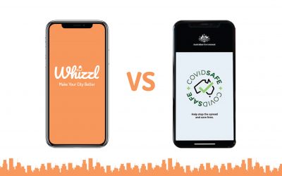Whizzl App vs. The Australian Government Tracking App 