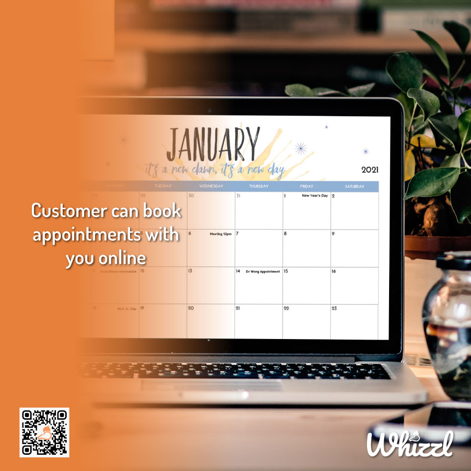 Customer can book appointments with you online