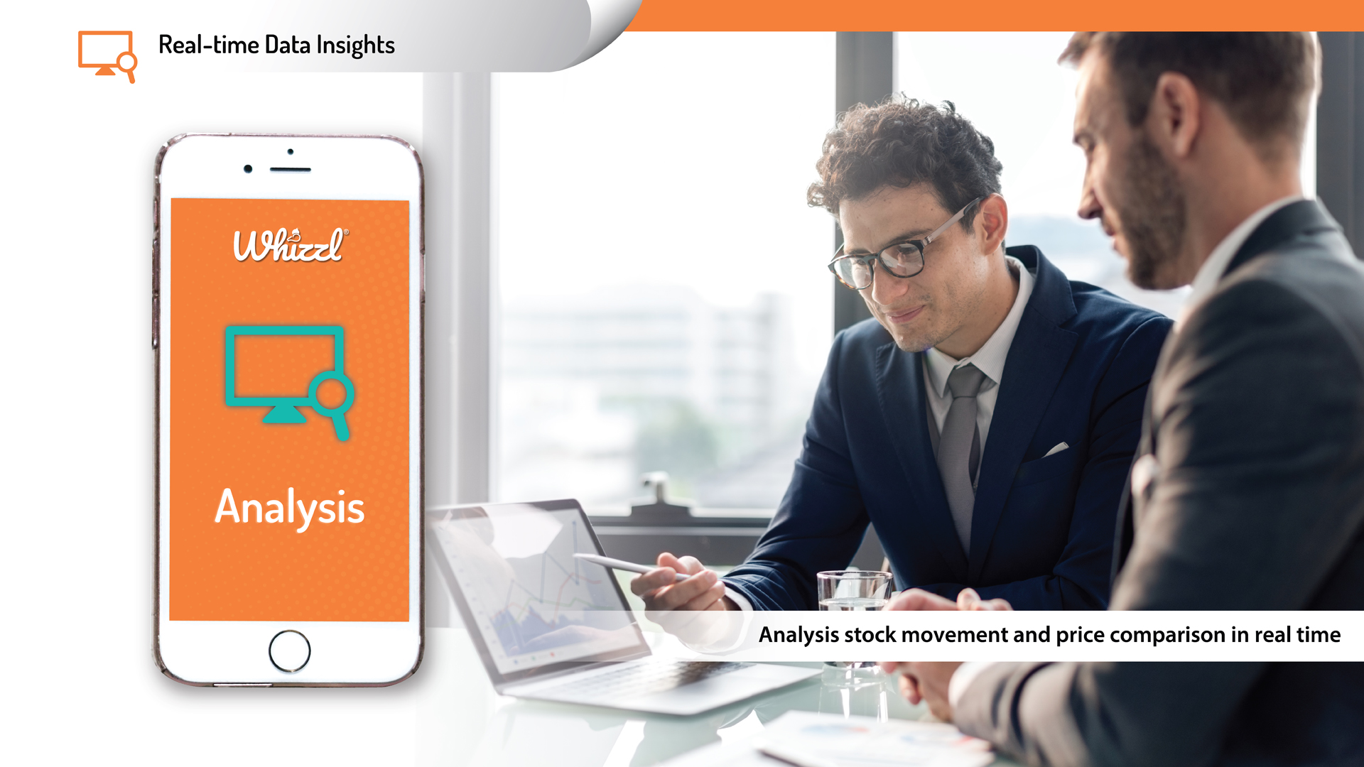 Analysis stock movement and price comparison in real time