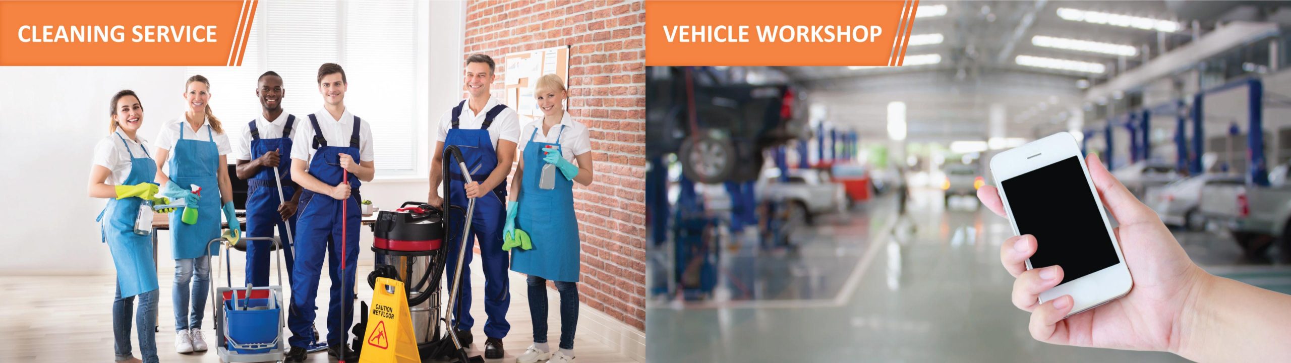 Cleaning Service, Vehicle Workshop