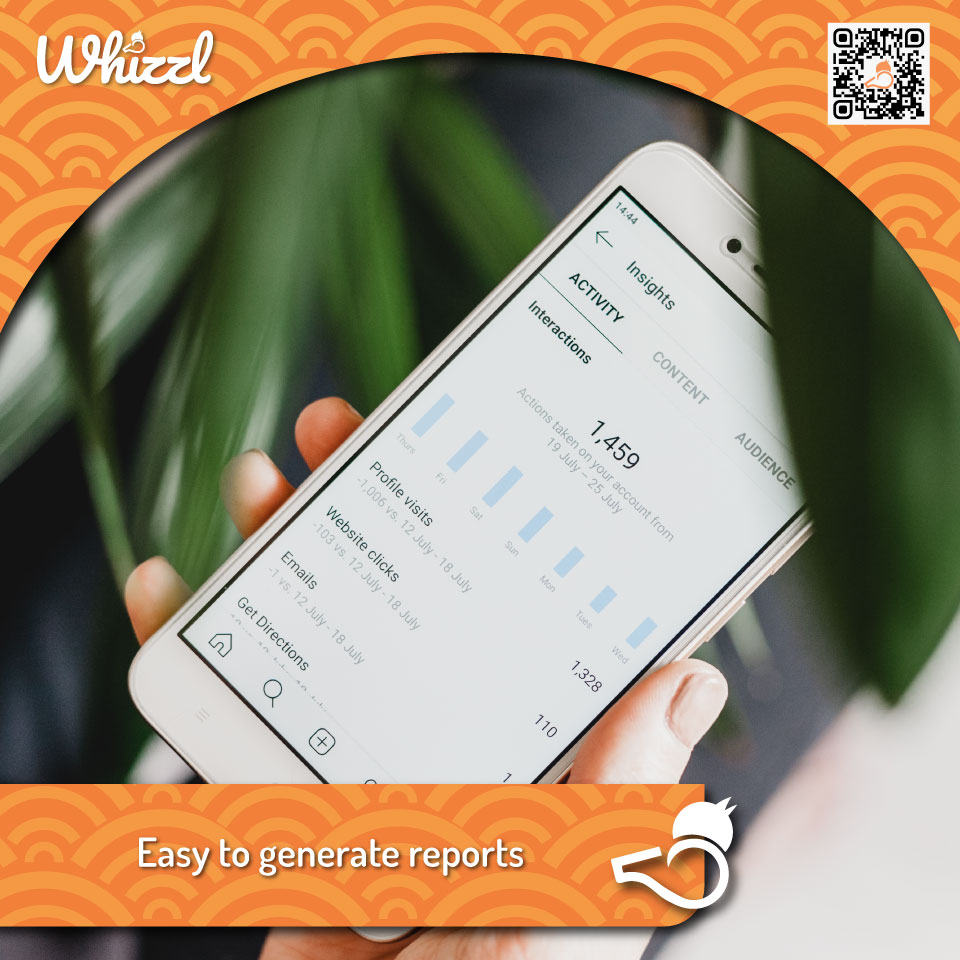 Whizzl, Easy to generate report