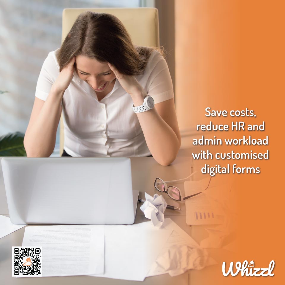 Whizzl, Save costs, reduce HR and admin workload with customised digital forms